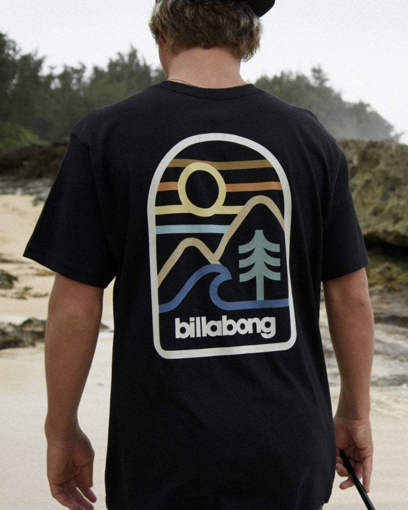 Sundown A/Div Black Tee - Stylish Casual Wear