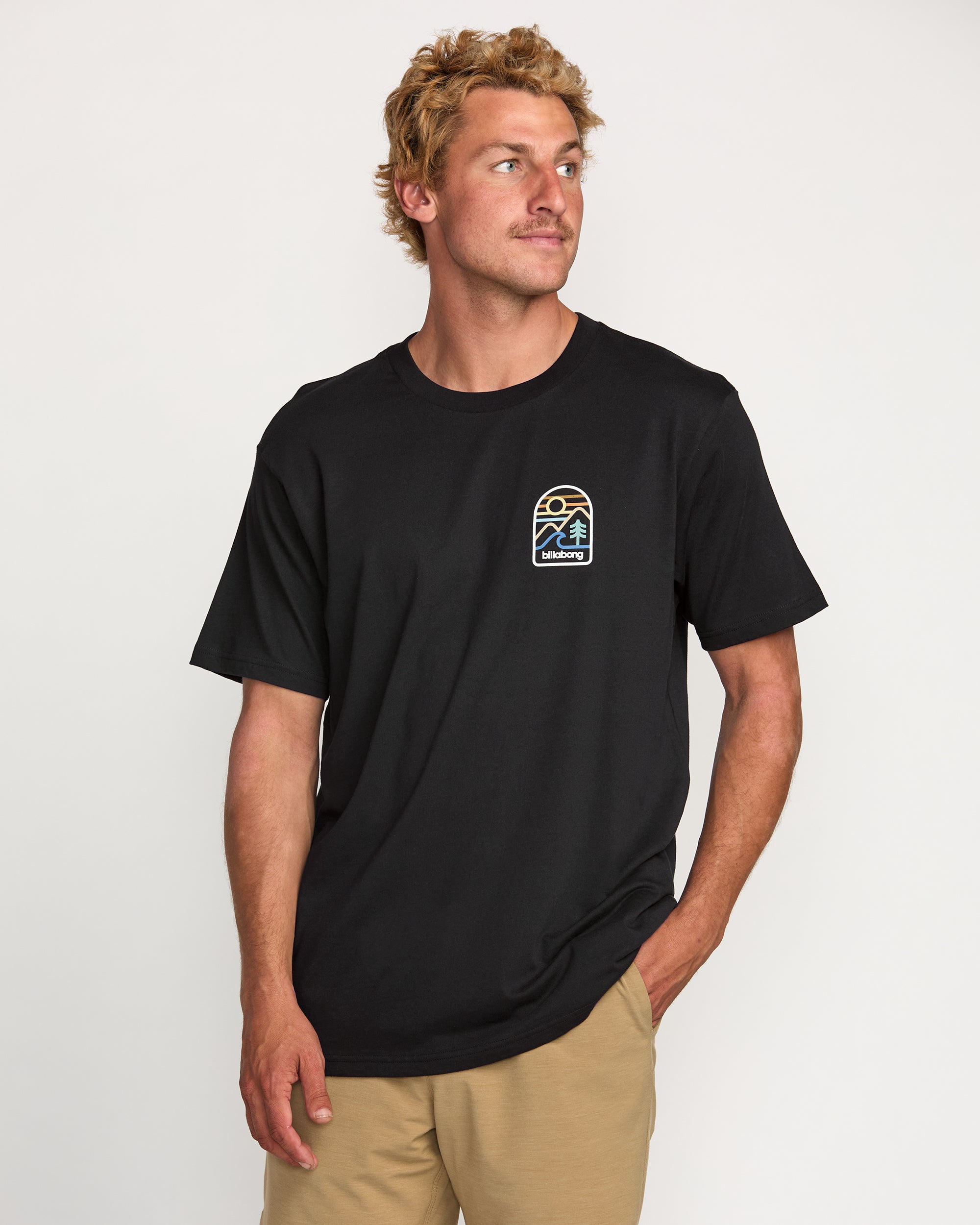 Sundown A/Div Black Tee - Stylish Casual Wear