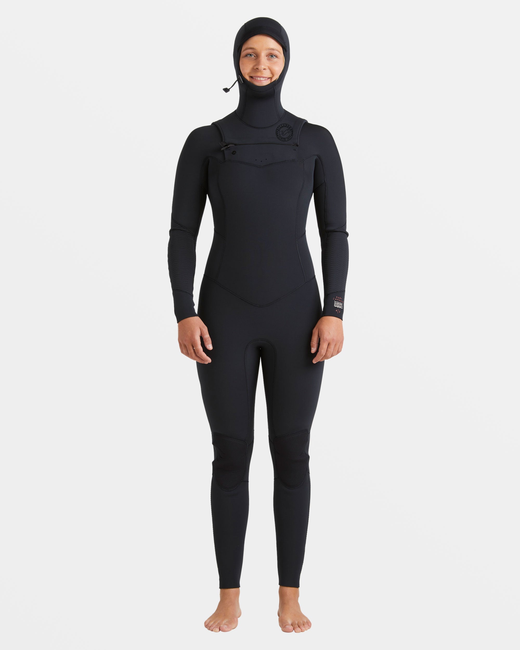 Salty Dayz 4/3mm Eco Wetsuit - Chest Zip Hooded
