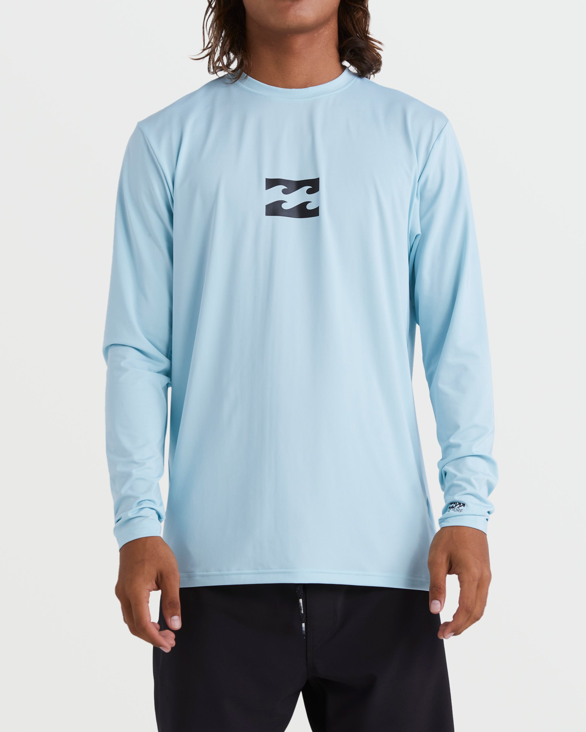 Coastal Blue Surf Tee - Loose Fit Long Sleeve
