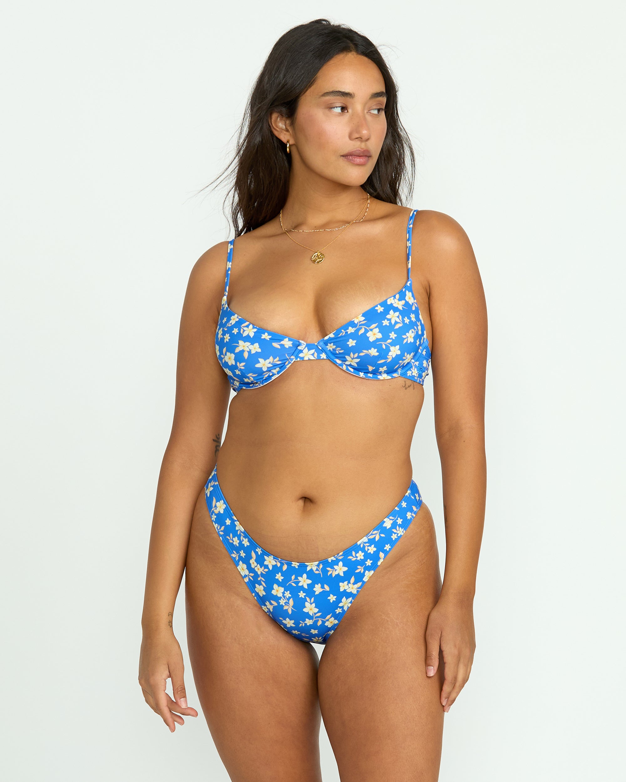 Tide Hike Bikini Bottom - True Blue Swimwear