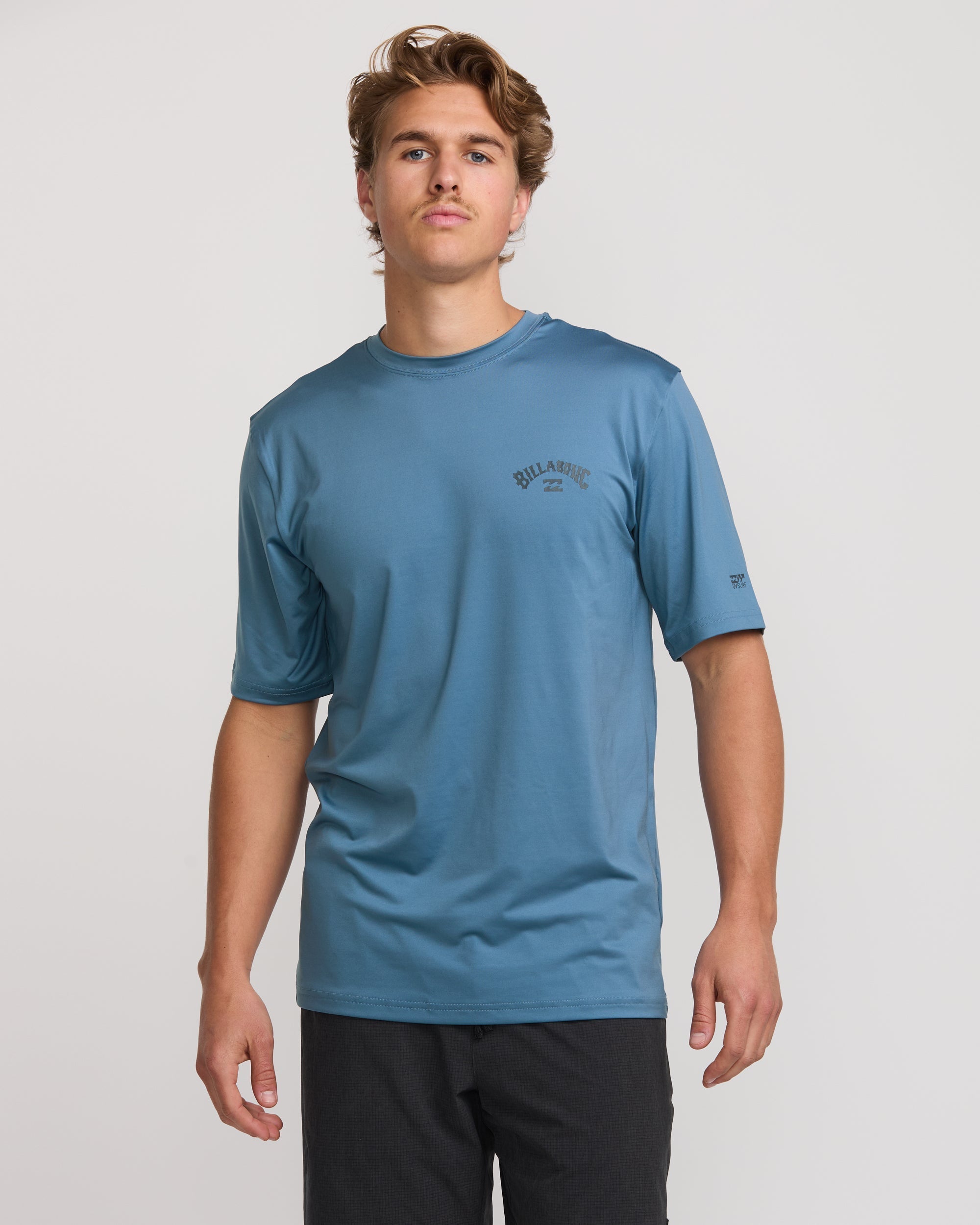 Bay Blue Surf Tee - Loose Fit Short Sleeve Shirt