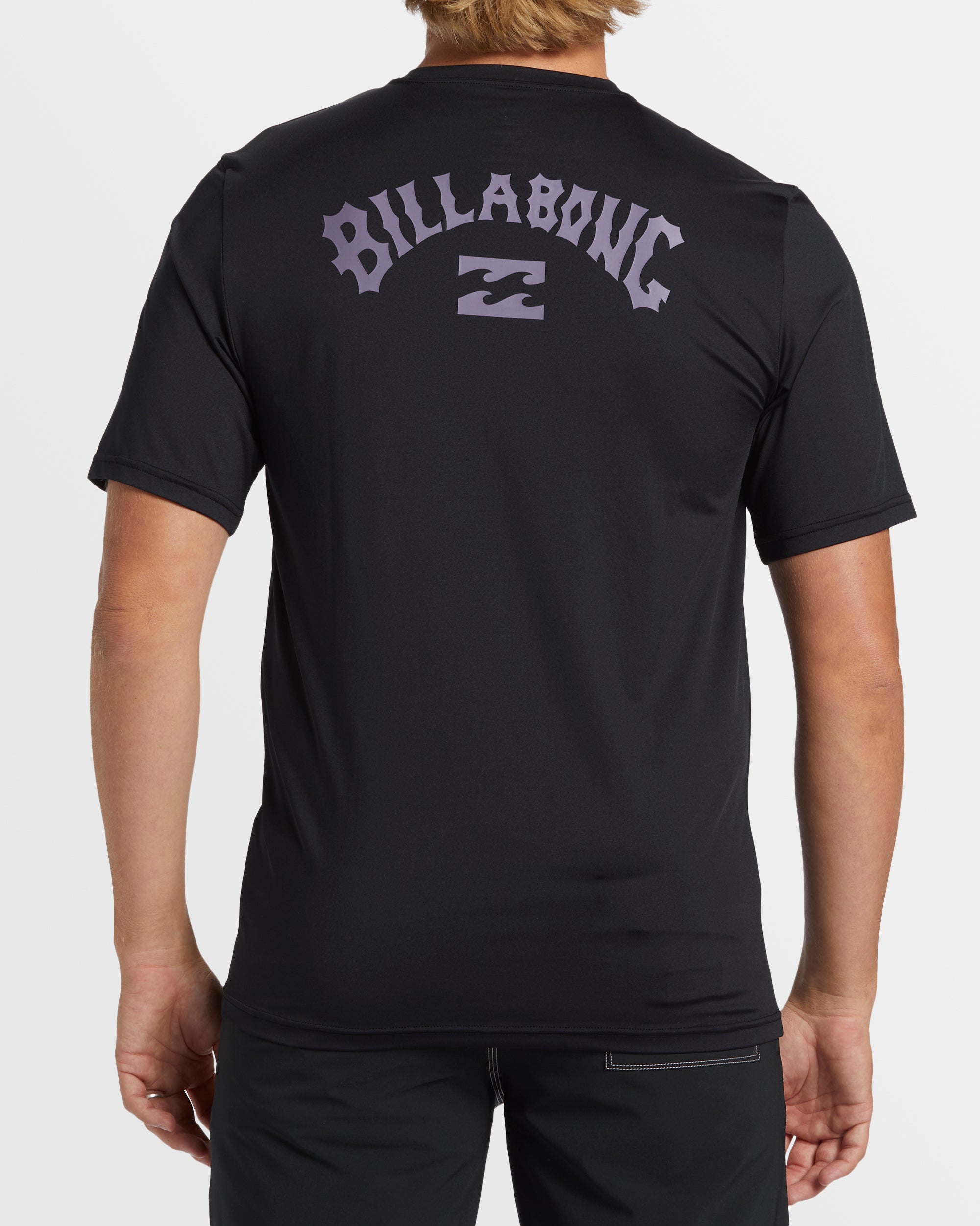 Black Surf Tee - Loose Fit Arch Short Sleeve