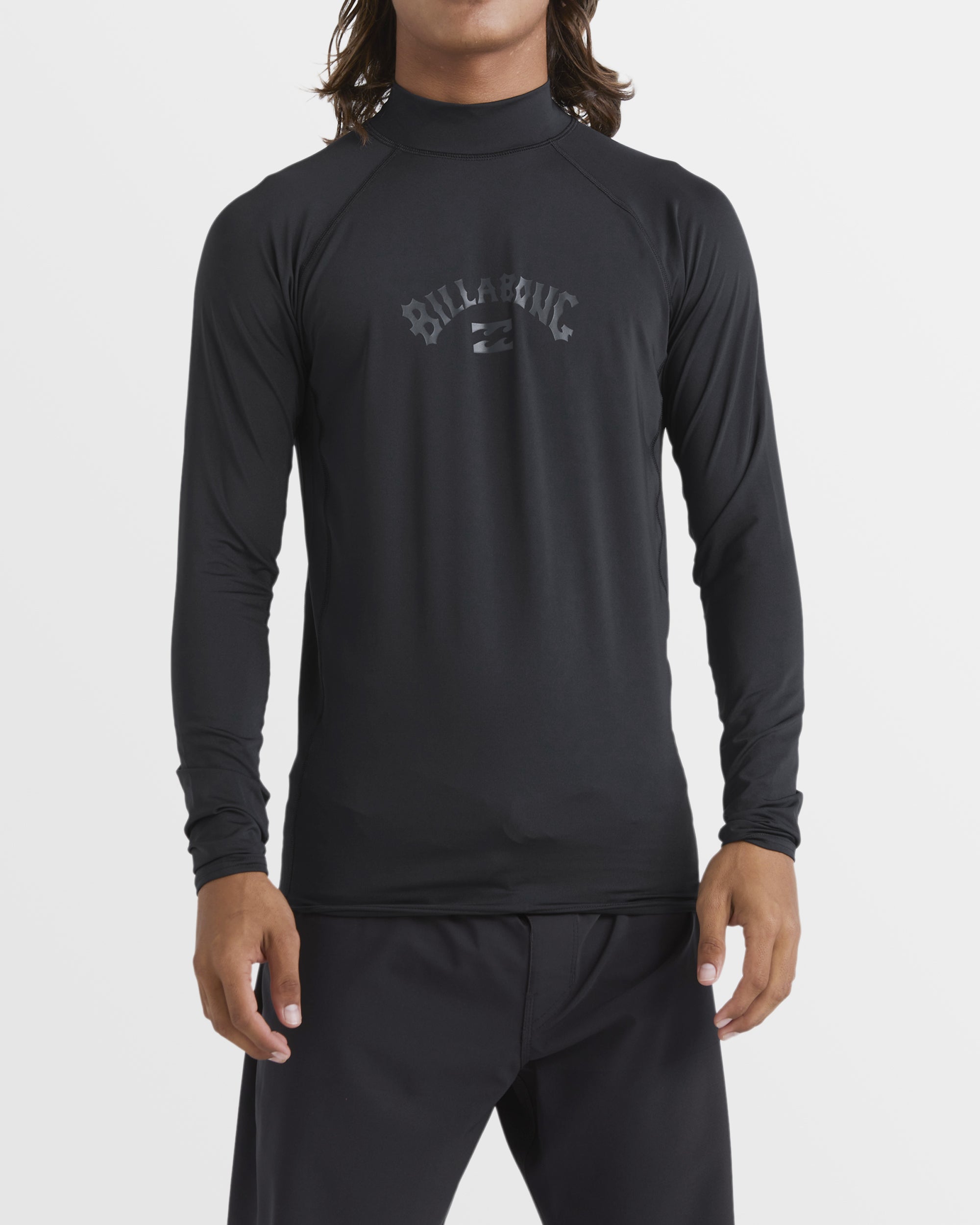 Black Long Sleeve Rashguard - Performance Fit