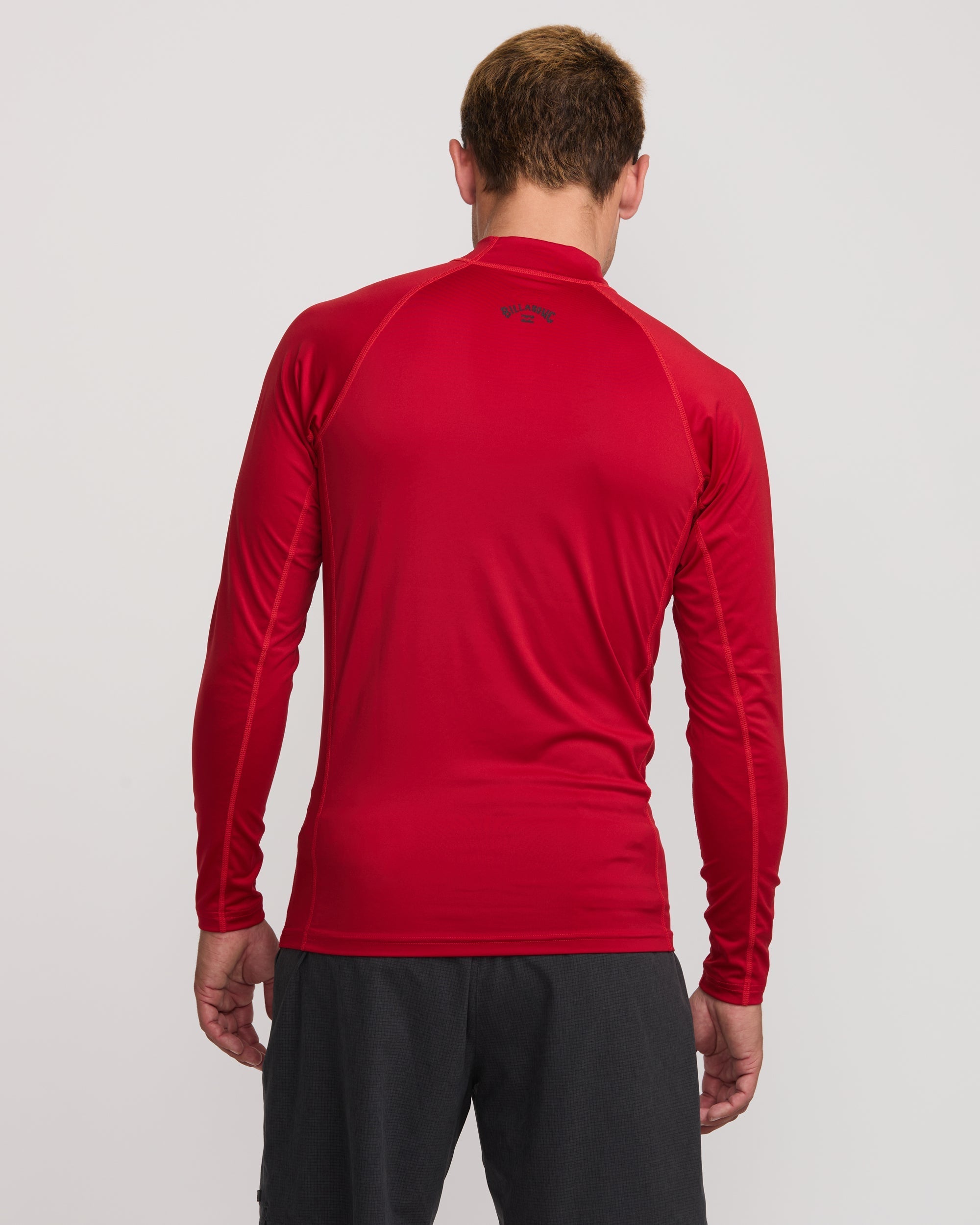 Arch Long Sleeve Rashguard - Performance Fit, Scarlet