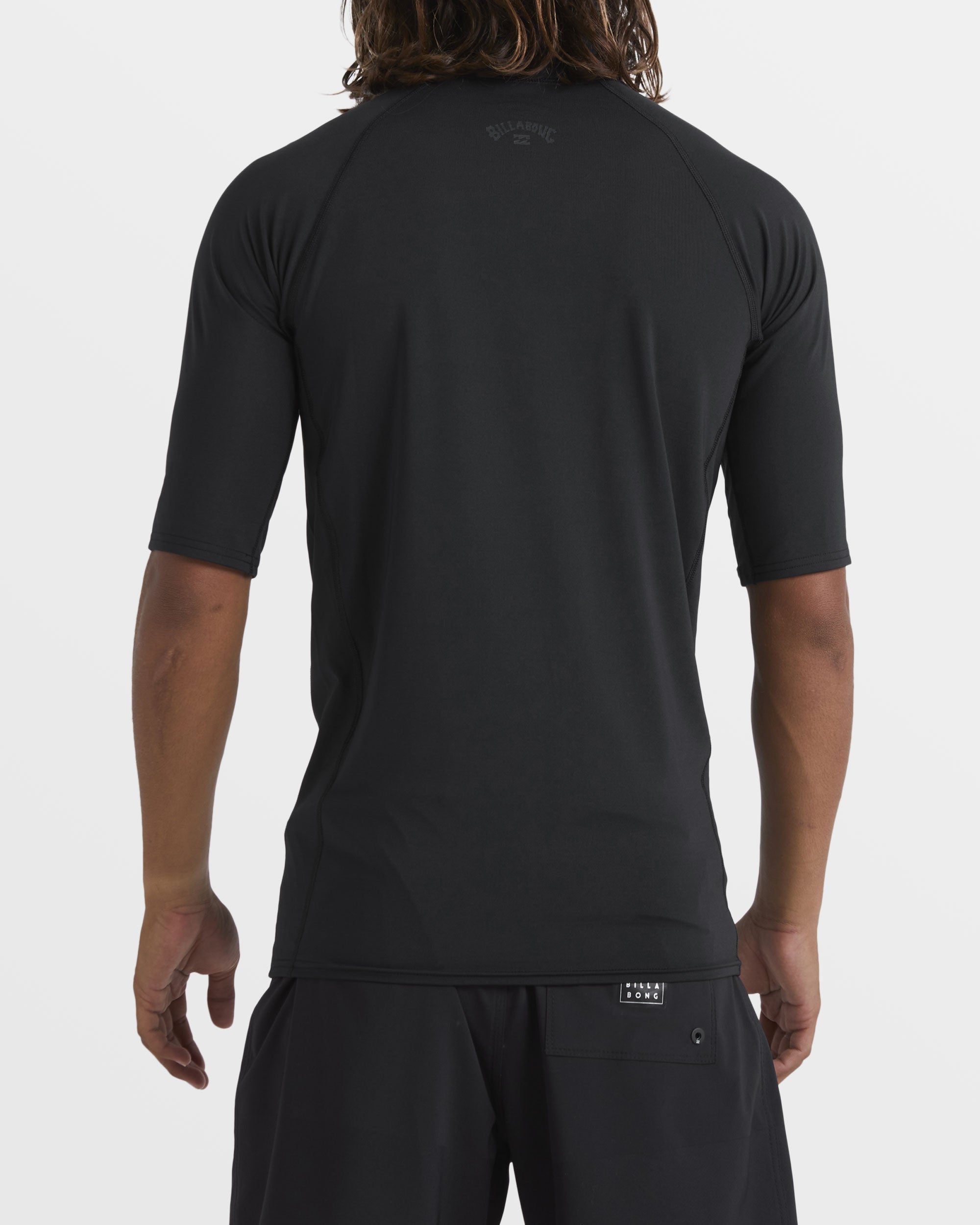 Black Arch Performance Rashguard - Short Sleeve UPF Shirt