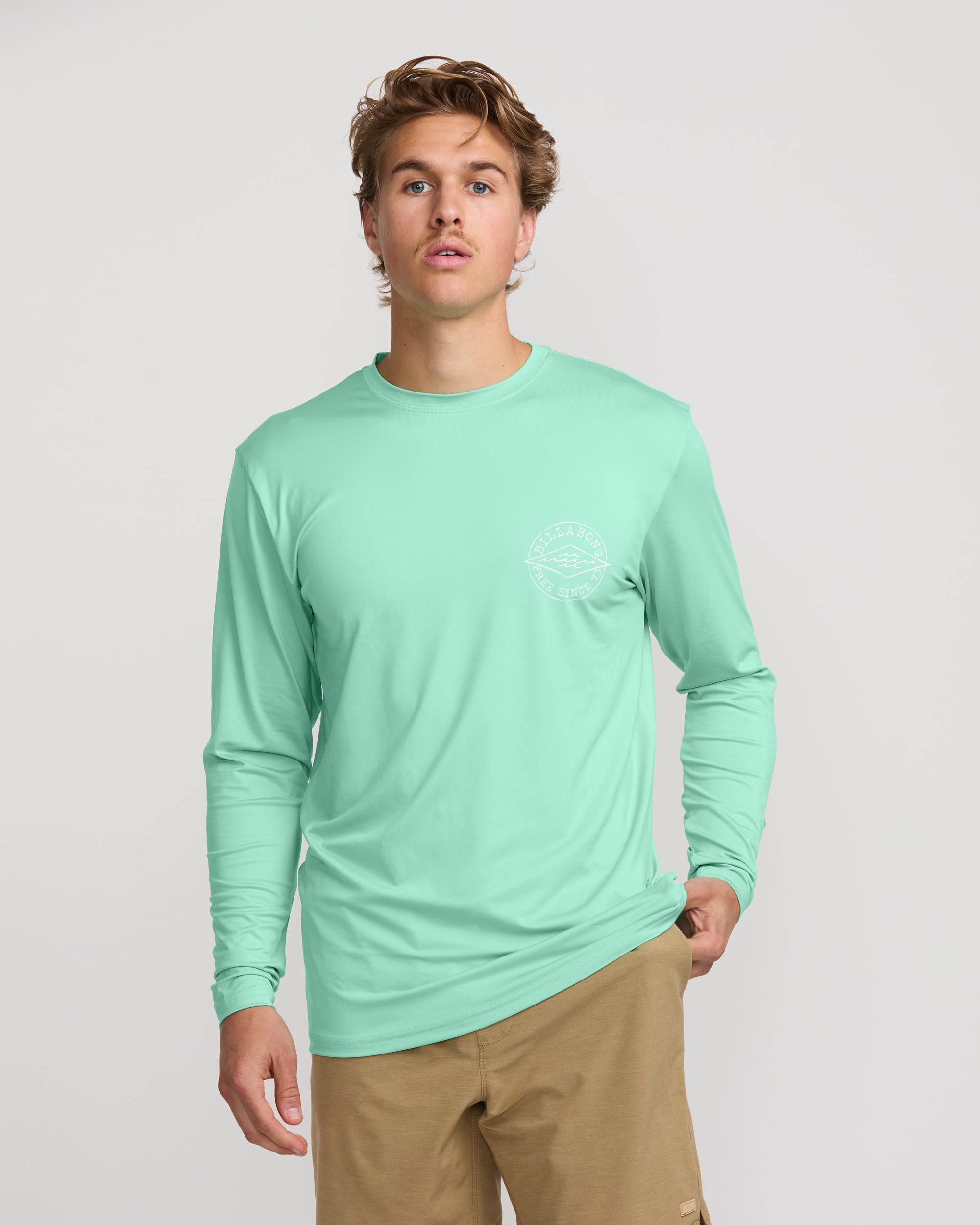 Big Dave Bermuda Surf Tee - Loose Fit Long Sleeve