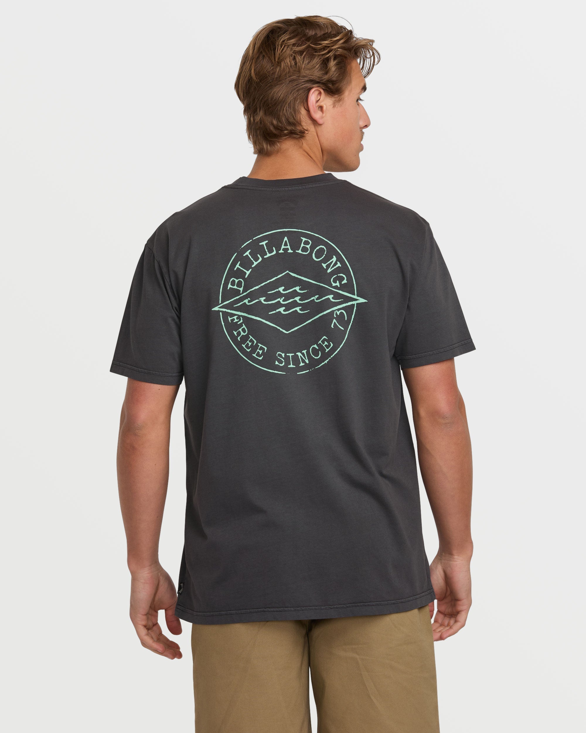 Big Dave Washed Black Wave Wash Tee