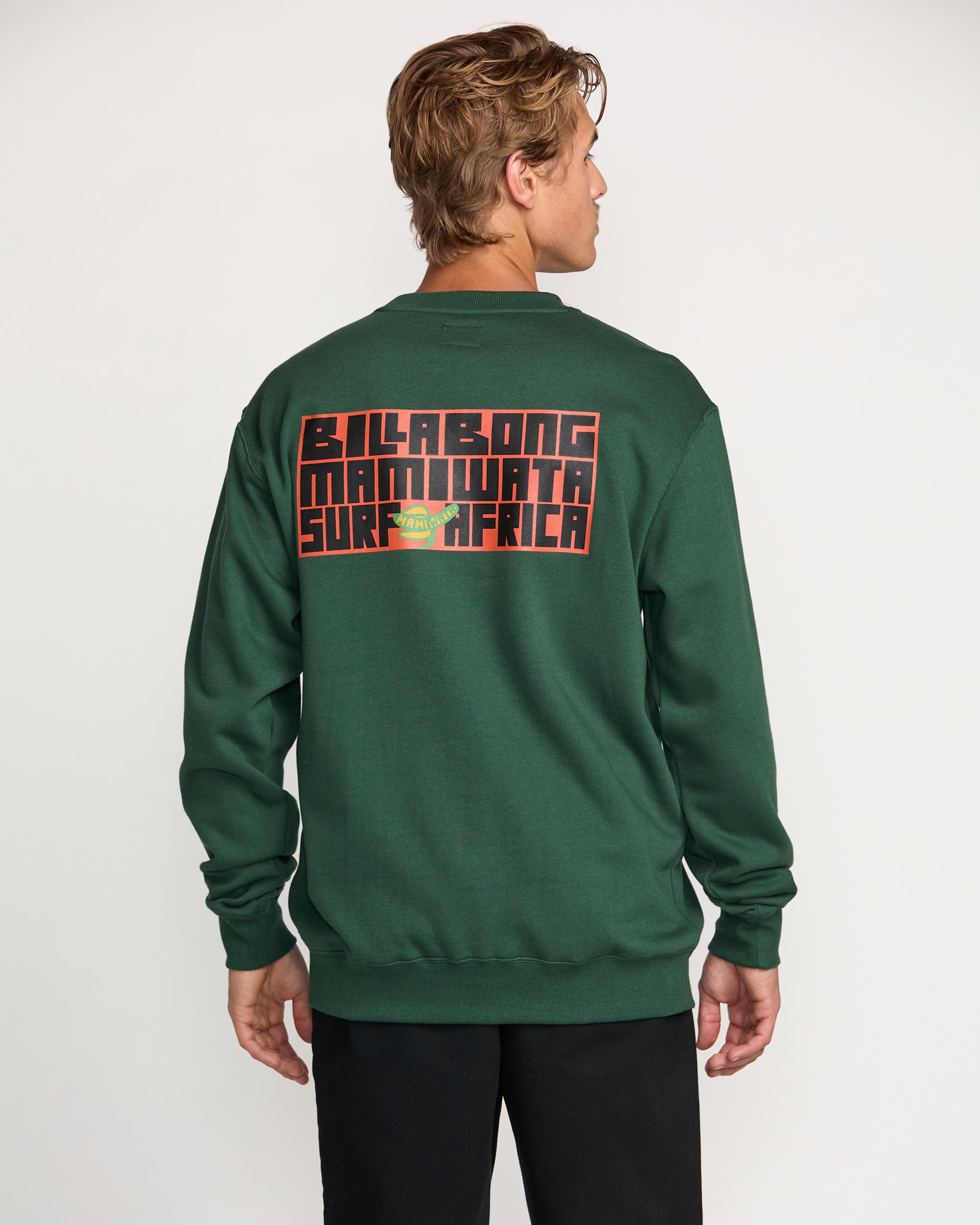 Billabong Surf Africa Crew Sweatshirt - Forest Green