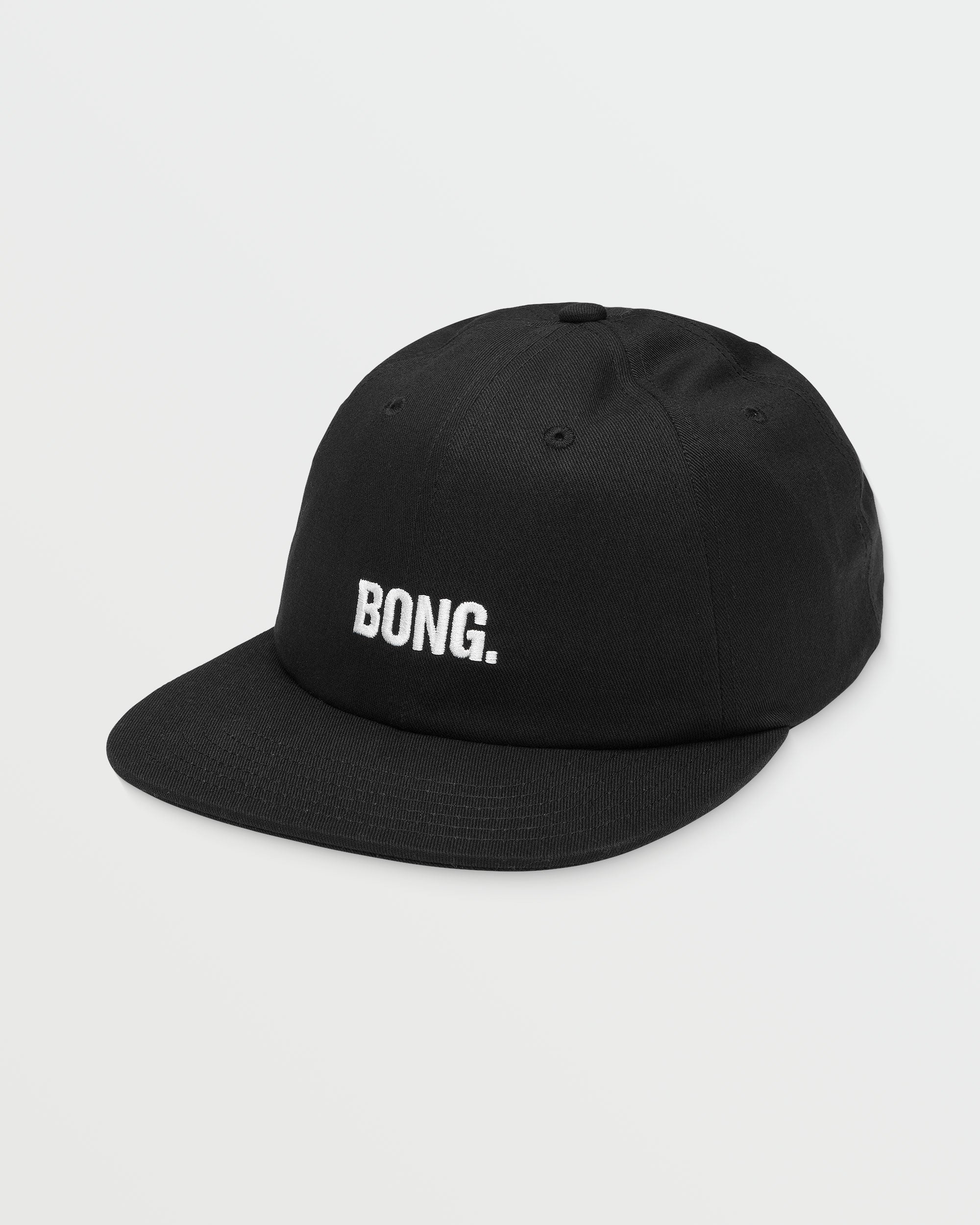 Black Snapback Hat by Bong