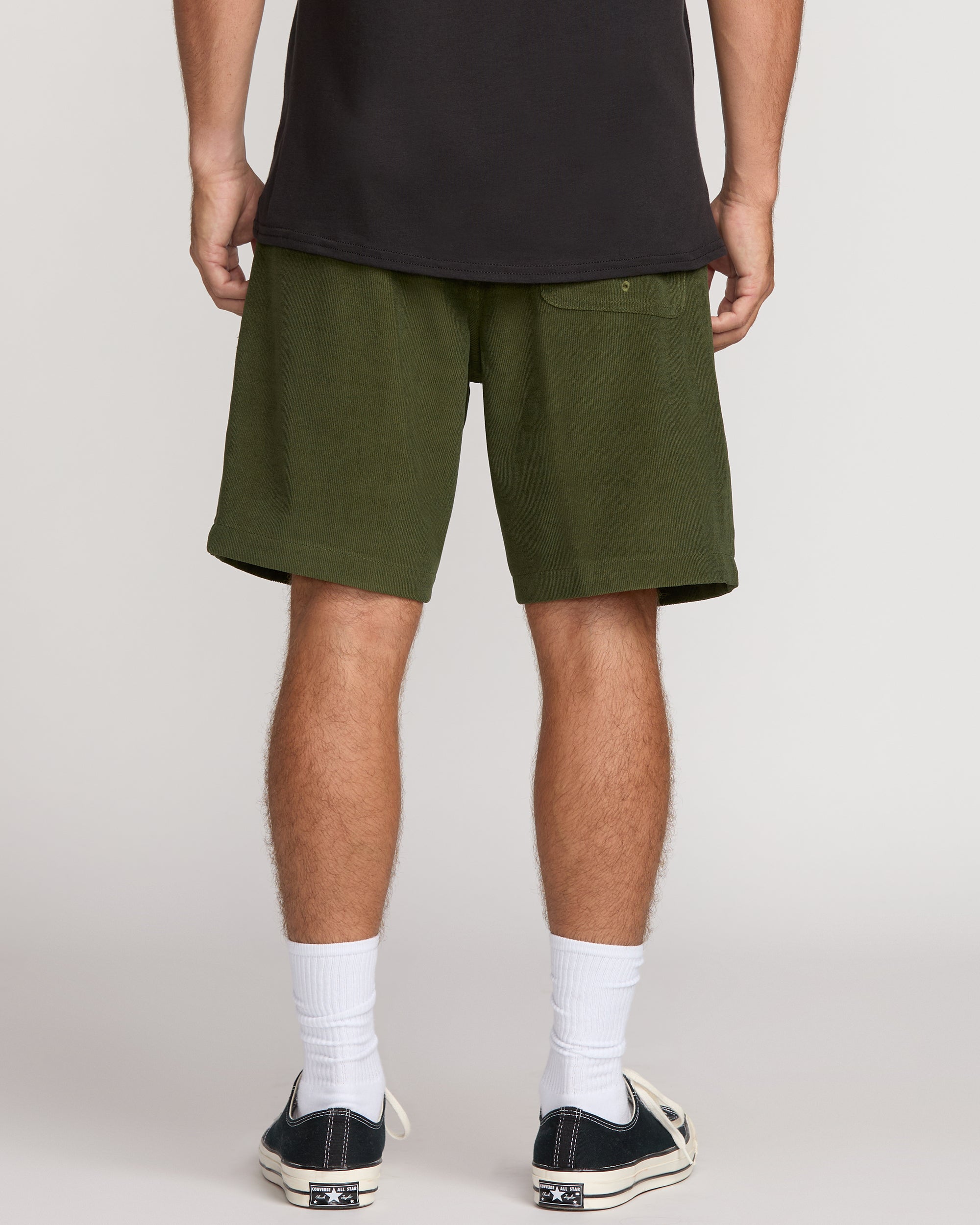 De La Cruz Hybrid Swim Shorts in Olive