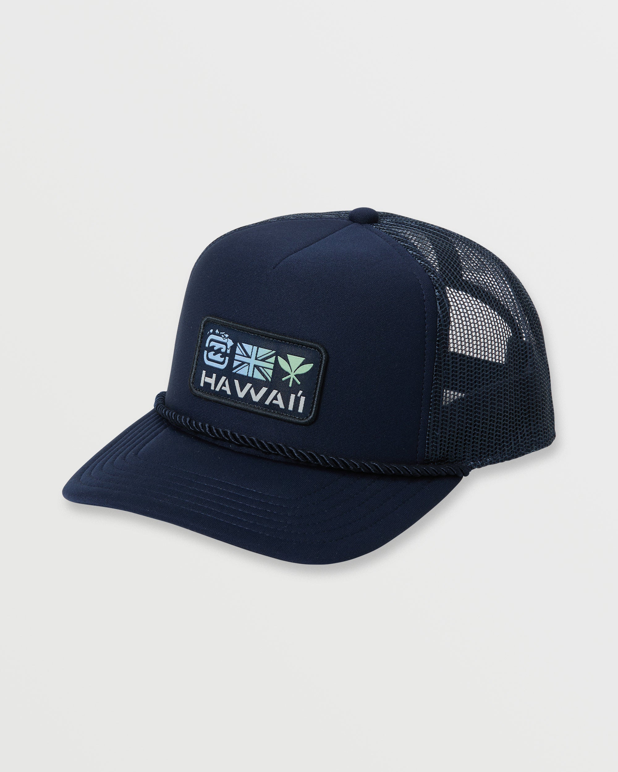 Navy Kahili Hi Trucker Cap