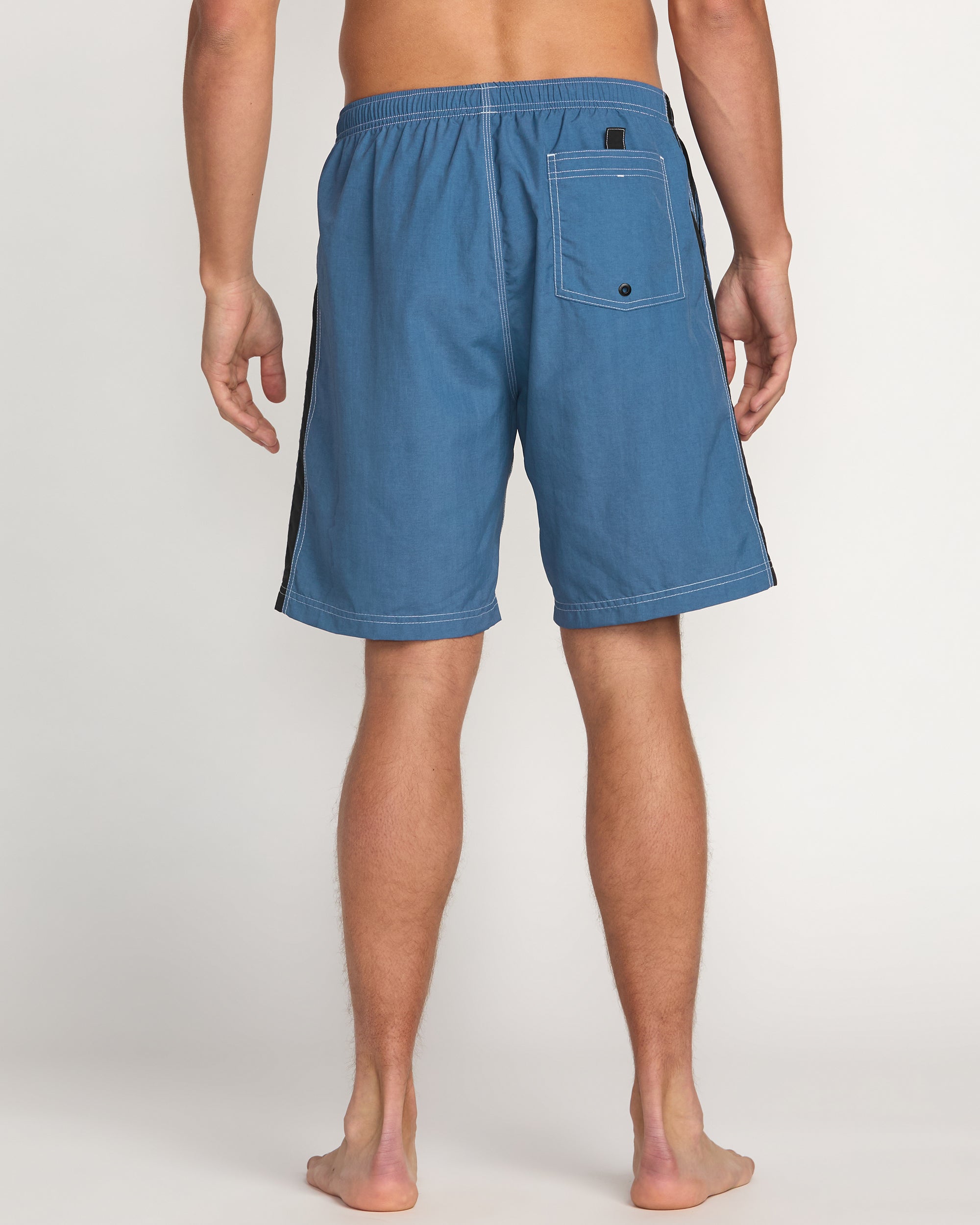 Kirra 19' Swim Trunks - Deep Blue Layback Design