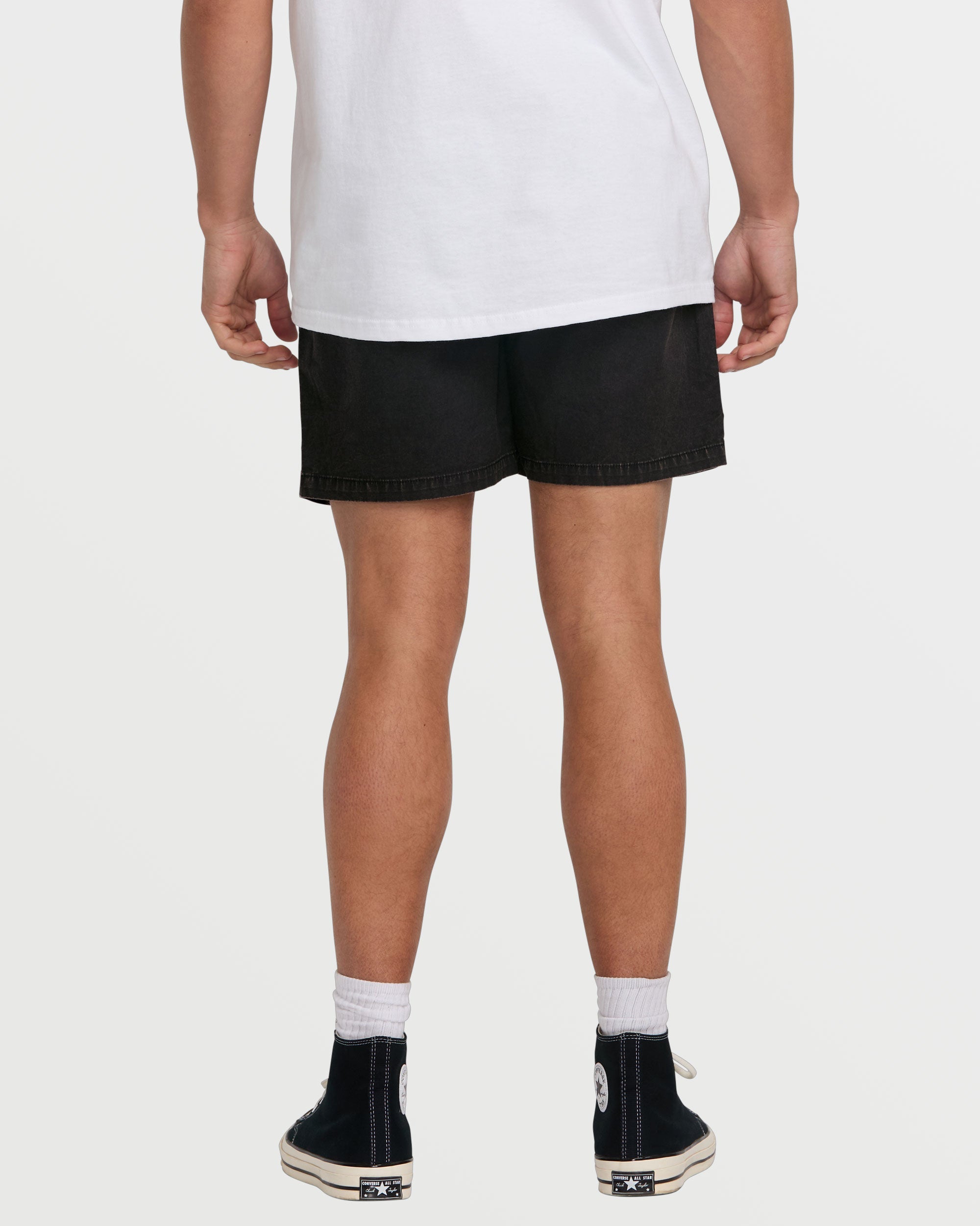 Black Mario Shorts - 17-Inch Casual Wear