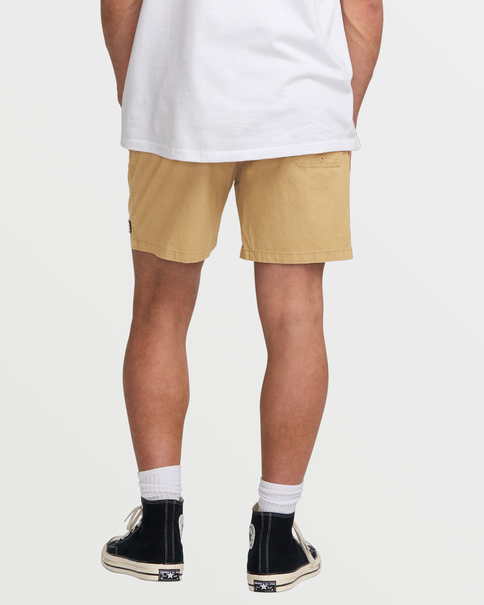 Khaki Mario Shorts - 17 Inch Casual Fit