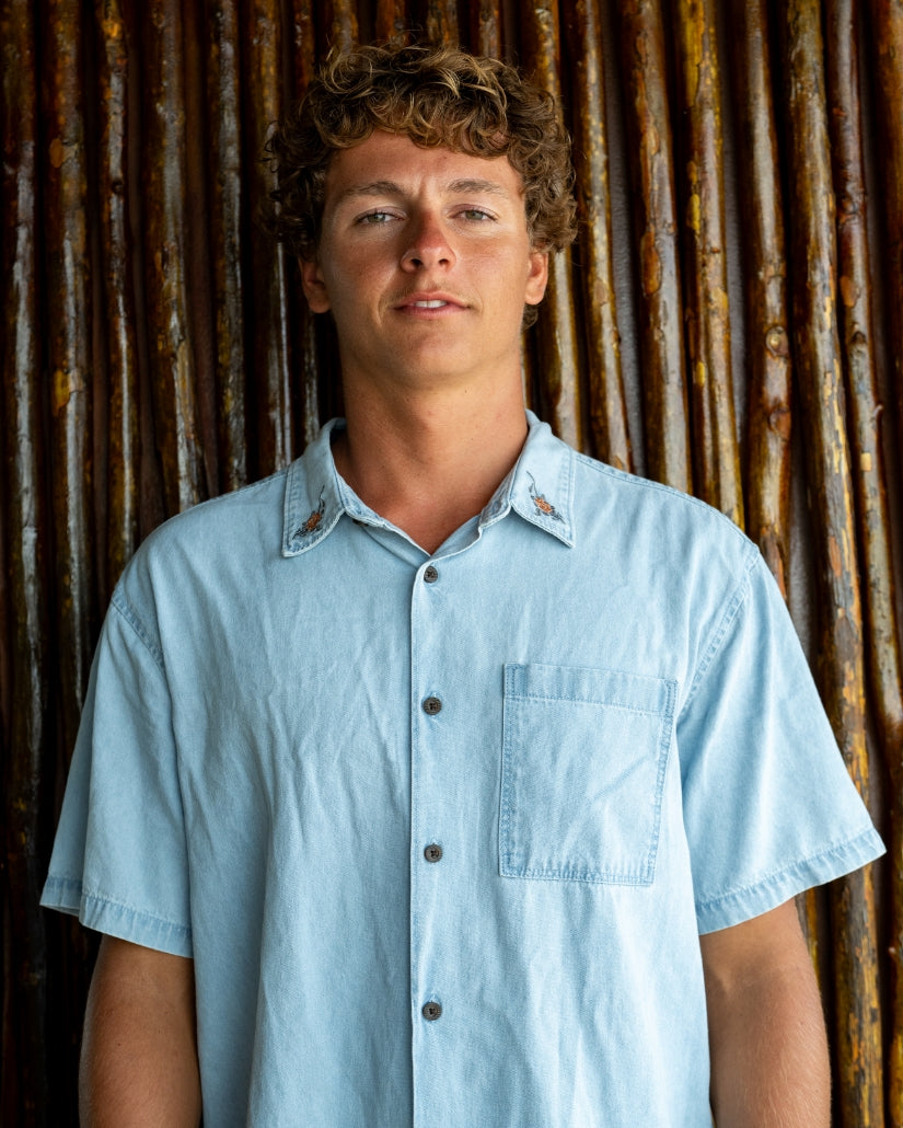 Cloud Blue Occy Short Sleeve Shirt