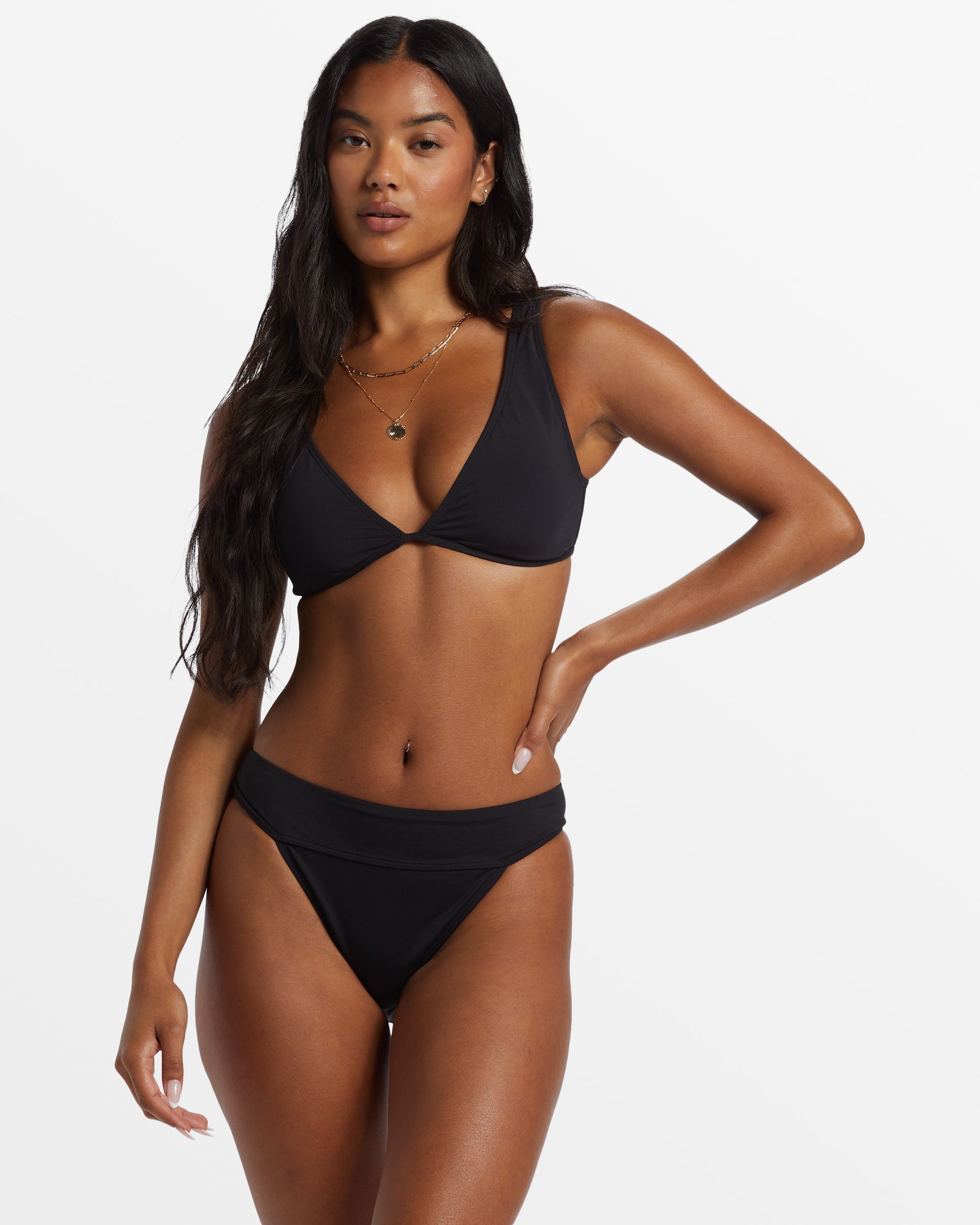 Sol Searcher Black Pebble Bikini Bottoms | Swimwear