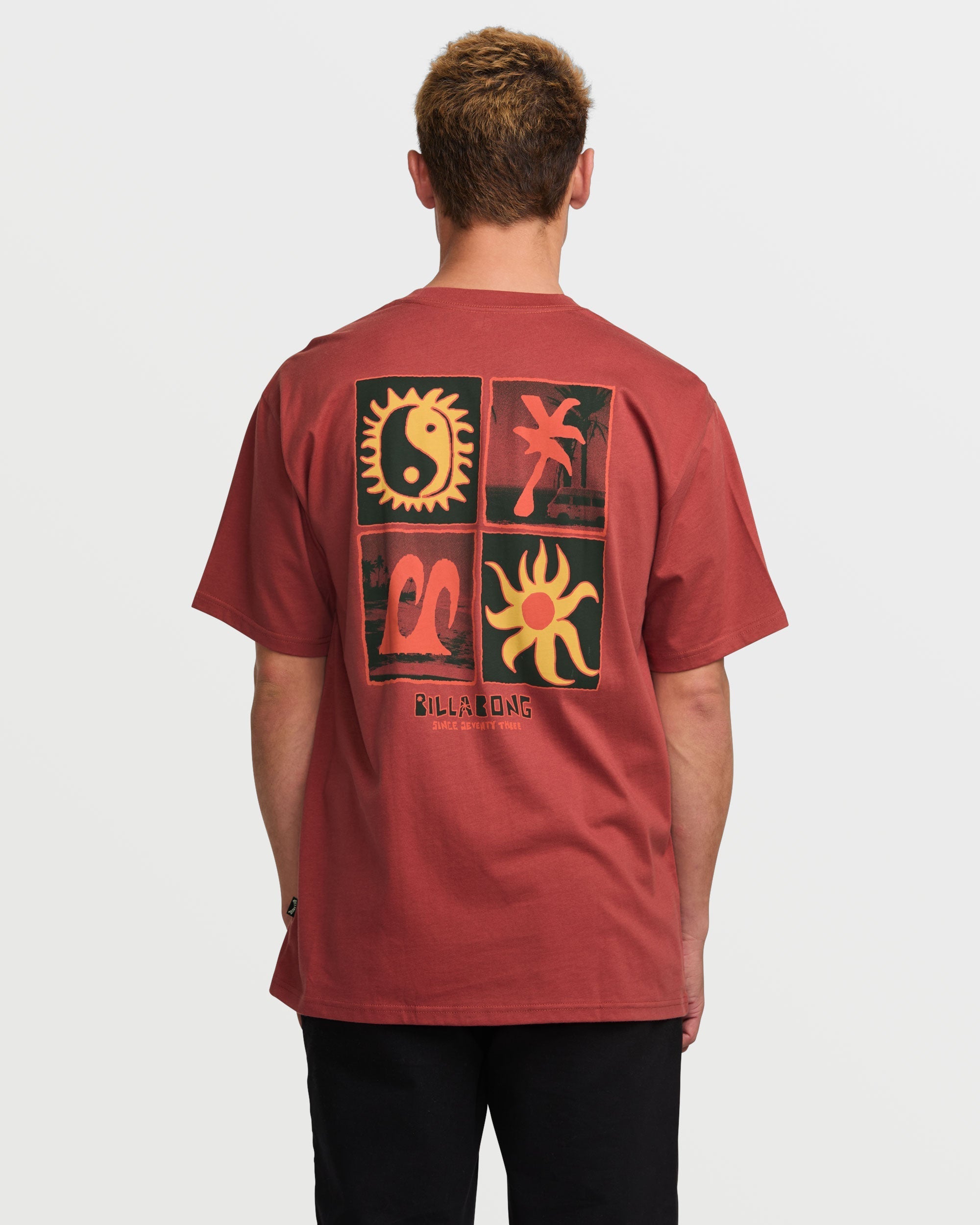 Classic Twin Peaks T-Shirt in Dusty Red