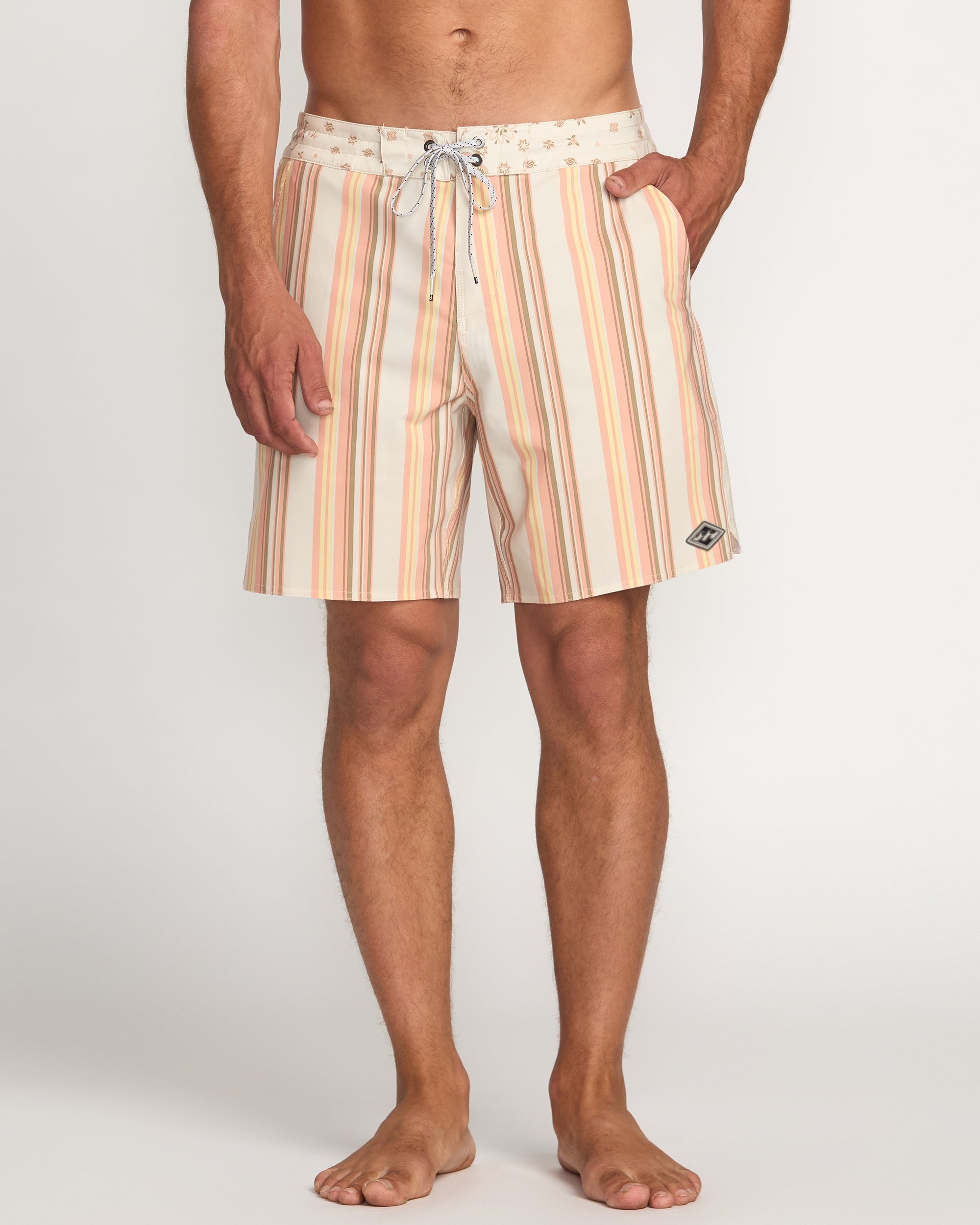 Lo Tide Boardshorts by Sandtrax - Lemon