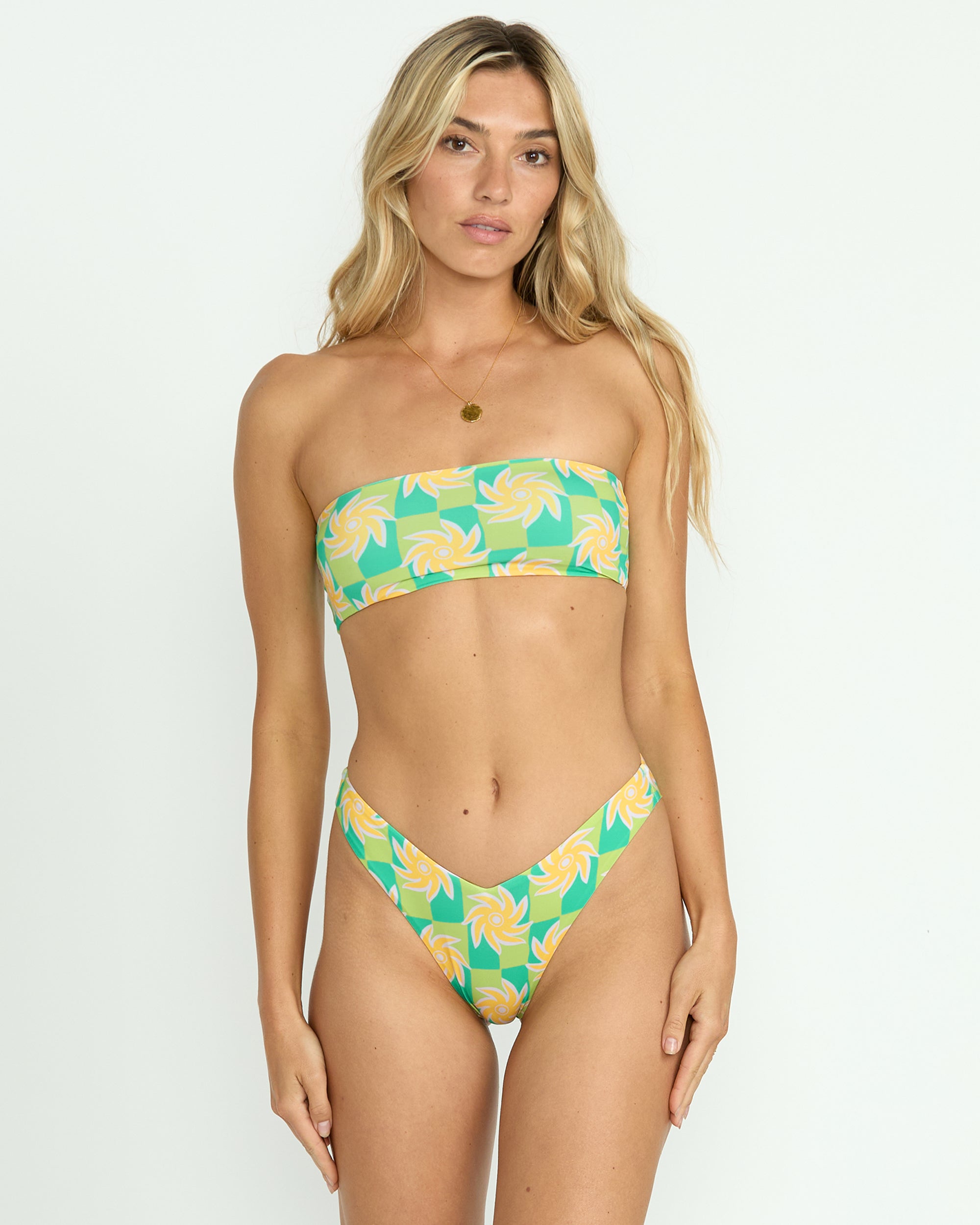 Trippin On Sun Tully Bikini Top - Multi Color