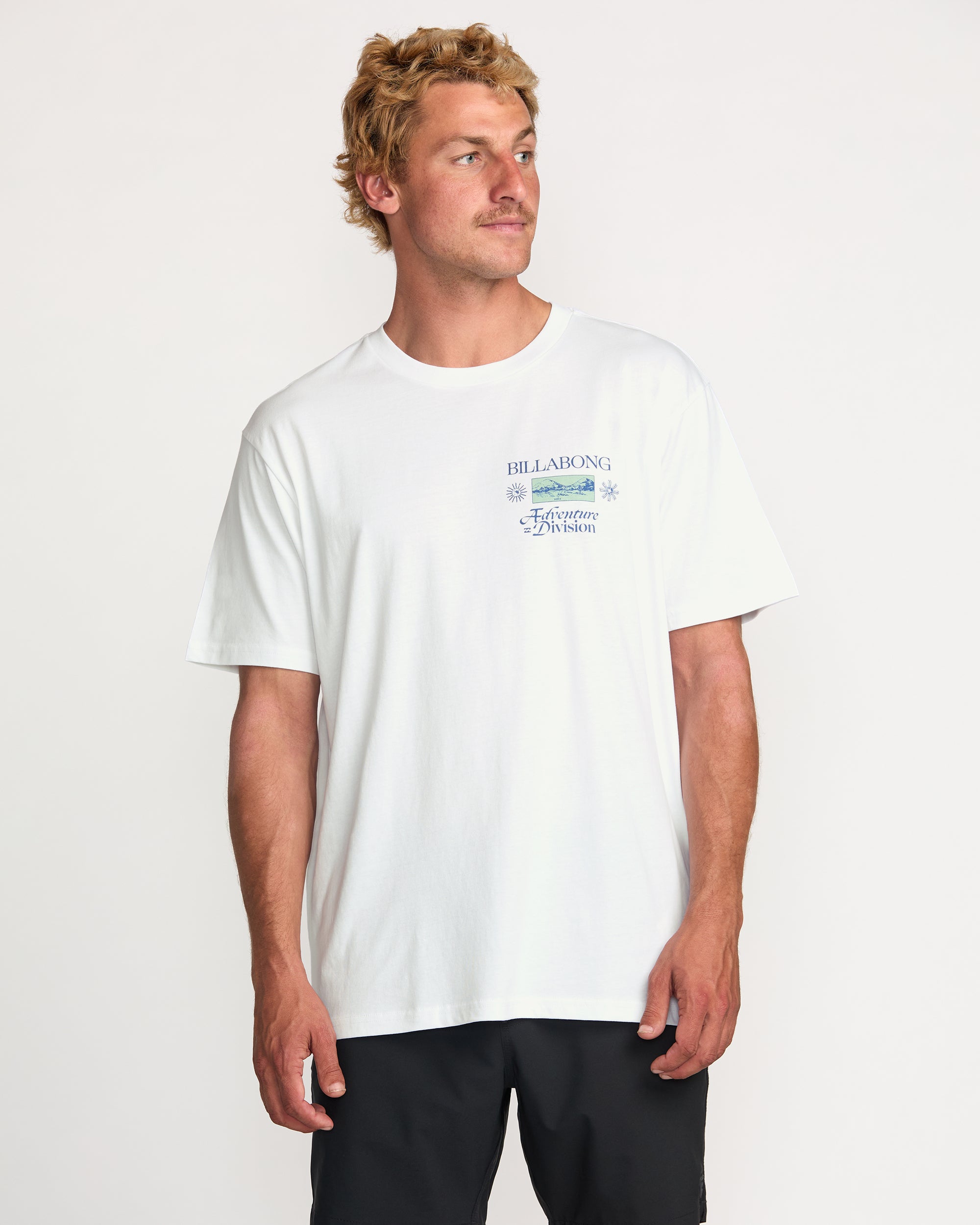 White Tidel Research A/Div Tee – Classic Fit