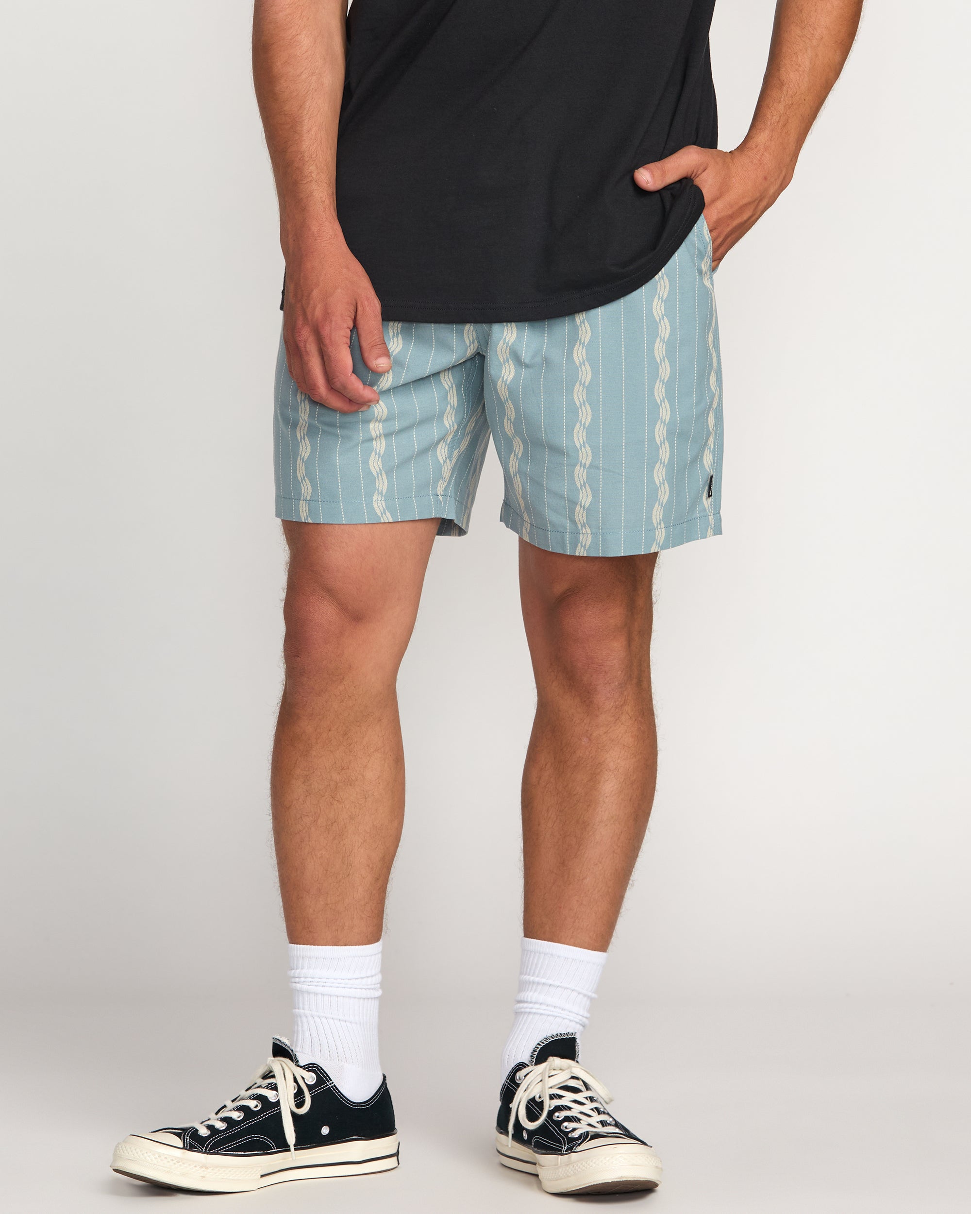 Cosmic Blue Mario Jacquard Shorts – Stylish Comfort