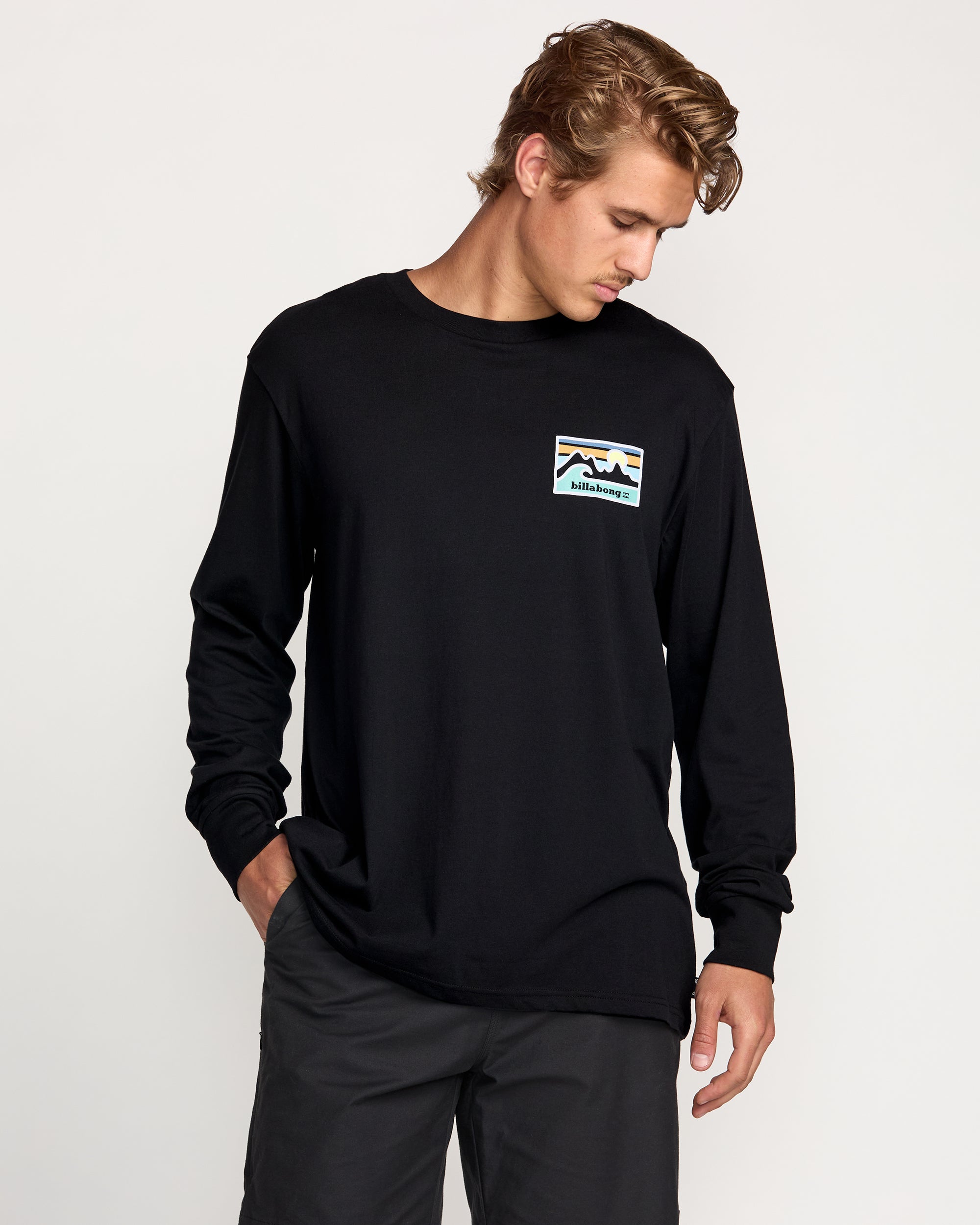 Long Sleeve A/Div Tee - Black