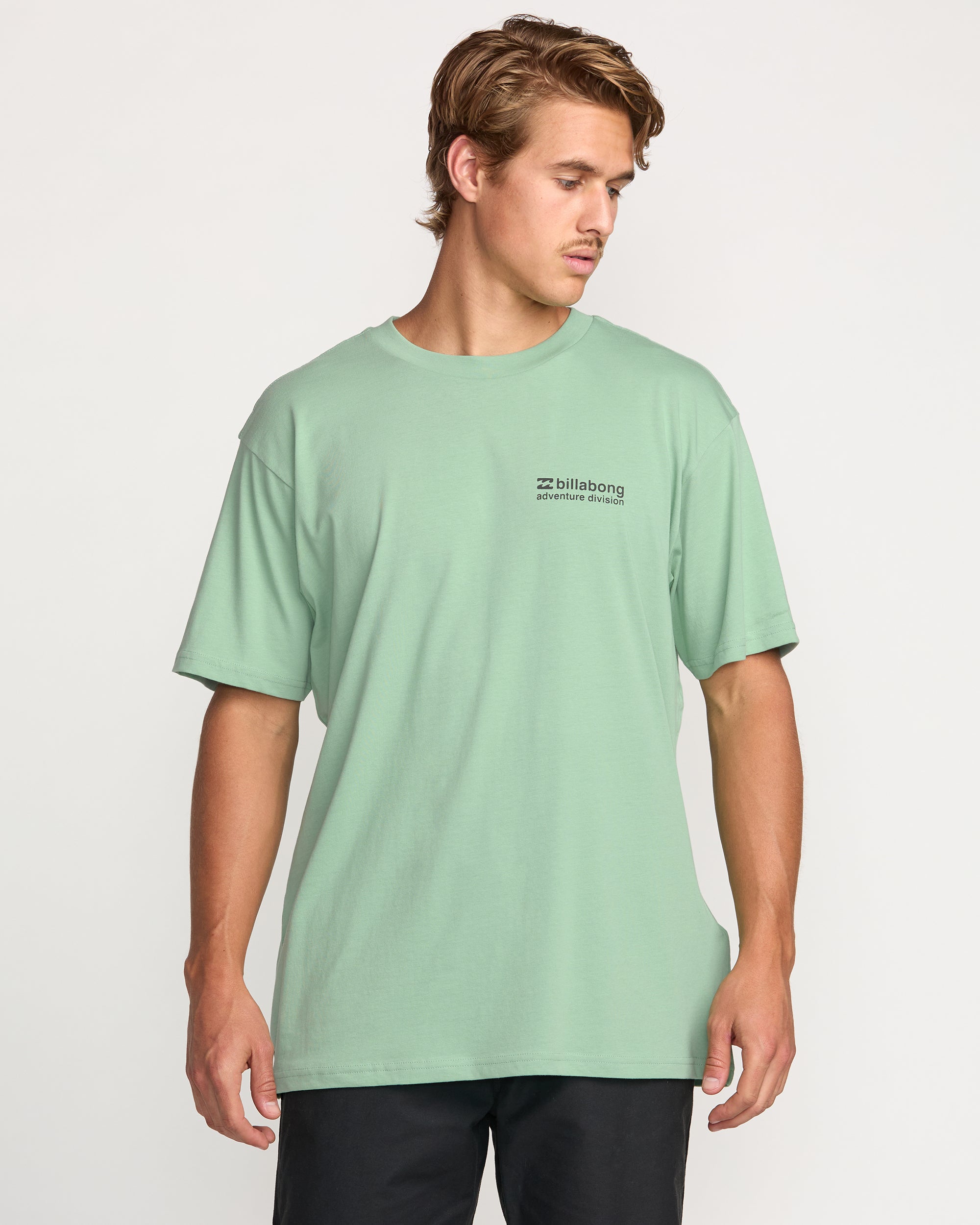 Mist Green Making Tracks Tee - Soft & Stylish
