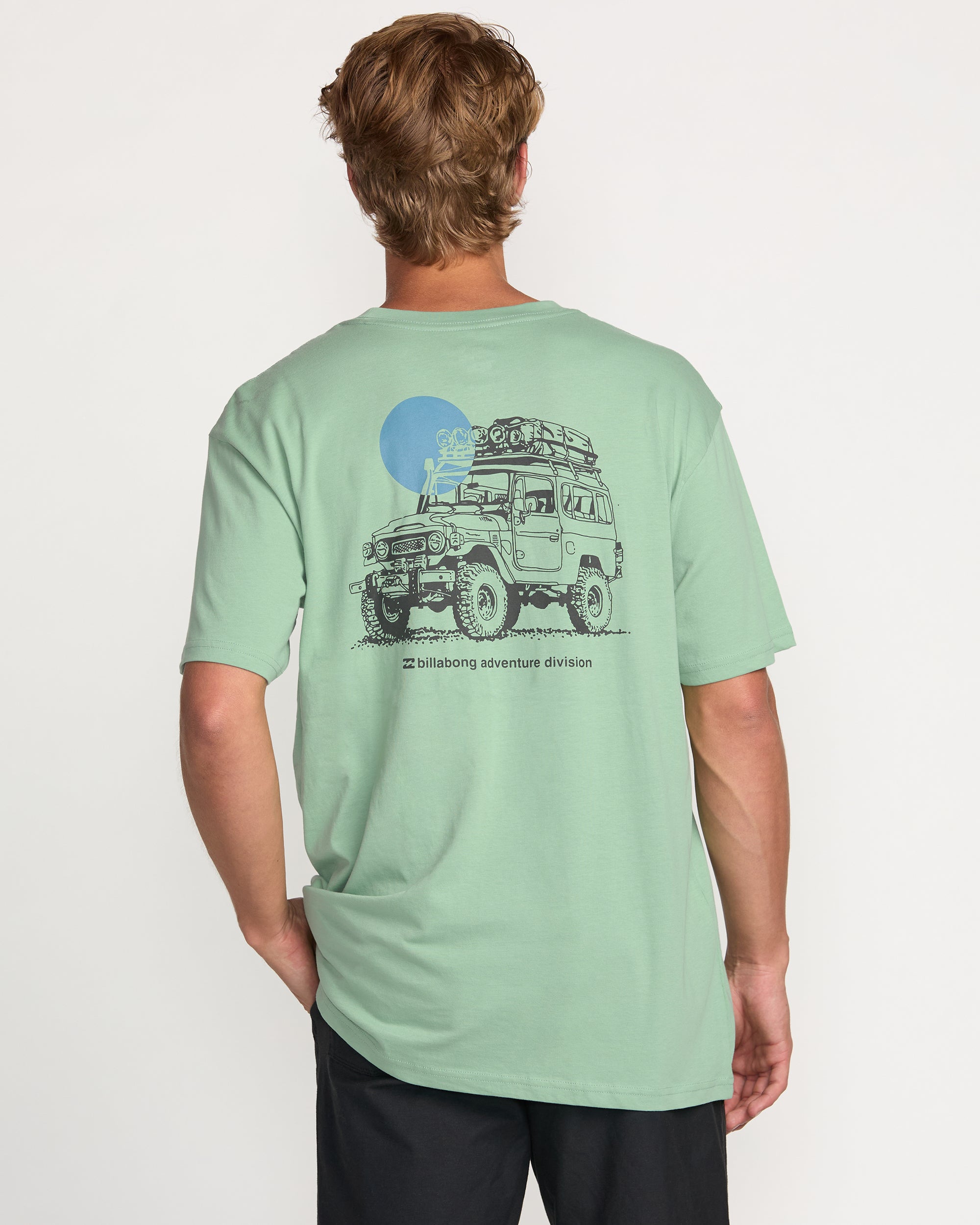 Mist Green Making Tracks Tee - Soft & Stylish